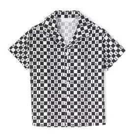 Checkerboard Print Shirt