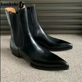 Chelsea Boots - Business Ankle Boots, Mid Calf Dress Shoes - Best Leather Brand