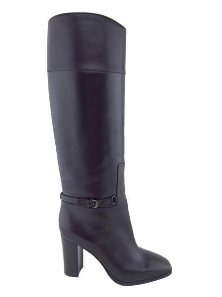 Christian Louboutin Leather Knee Boots 6/36 Mervillon 85