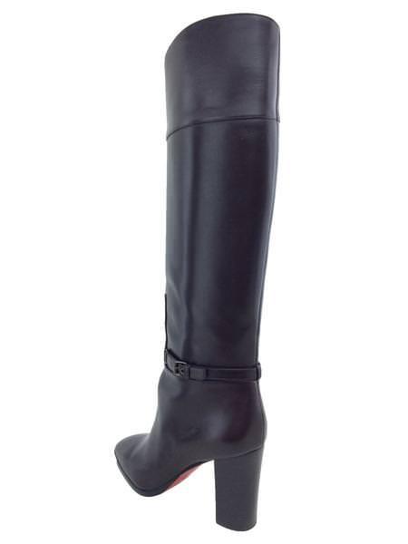 Christian Louboutin Leather Knee Boots 6/36 Mervillon 85