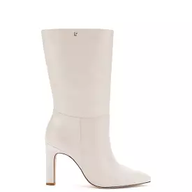 Cindy Leather Boot - Bone Color