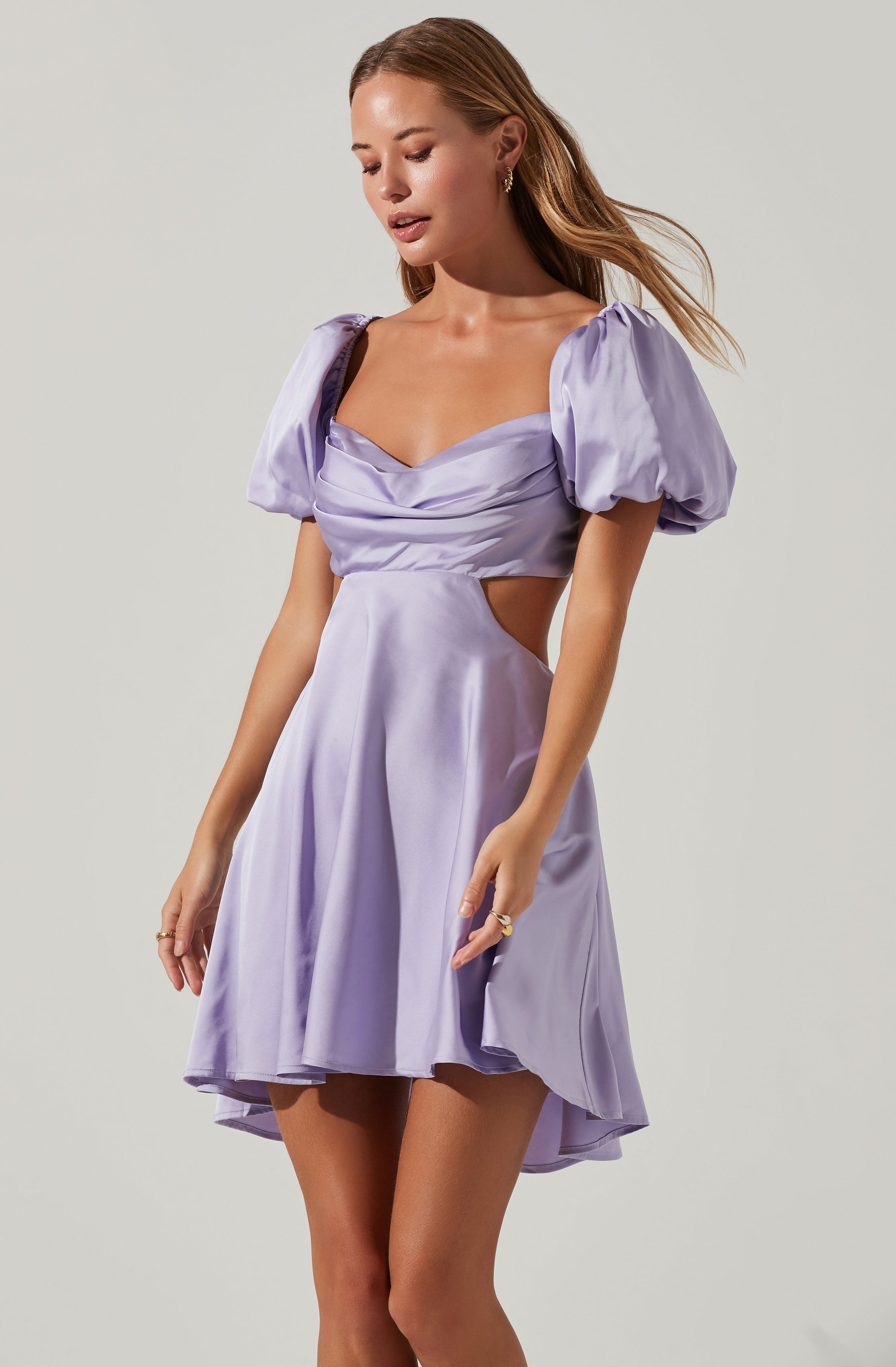 Clarita Puff Sleeve Dress