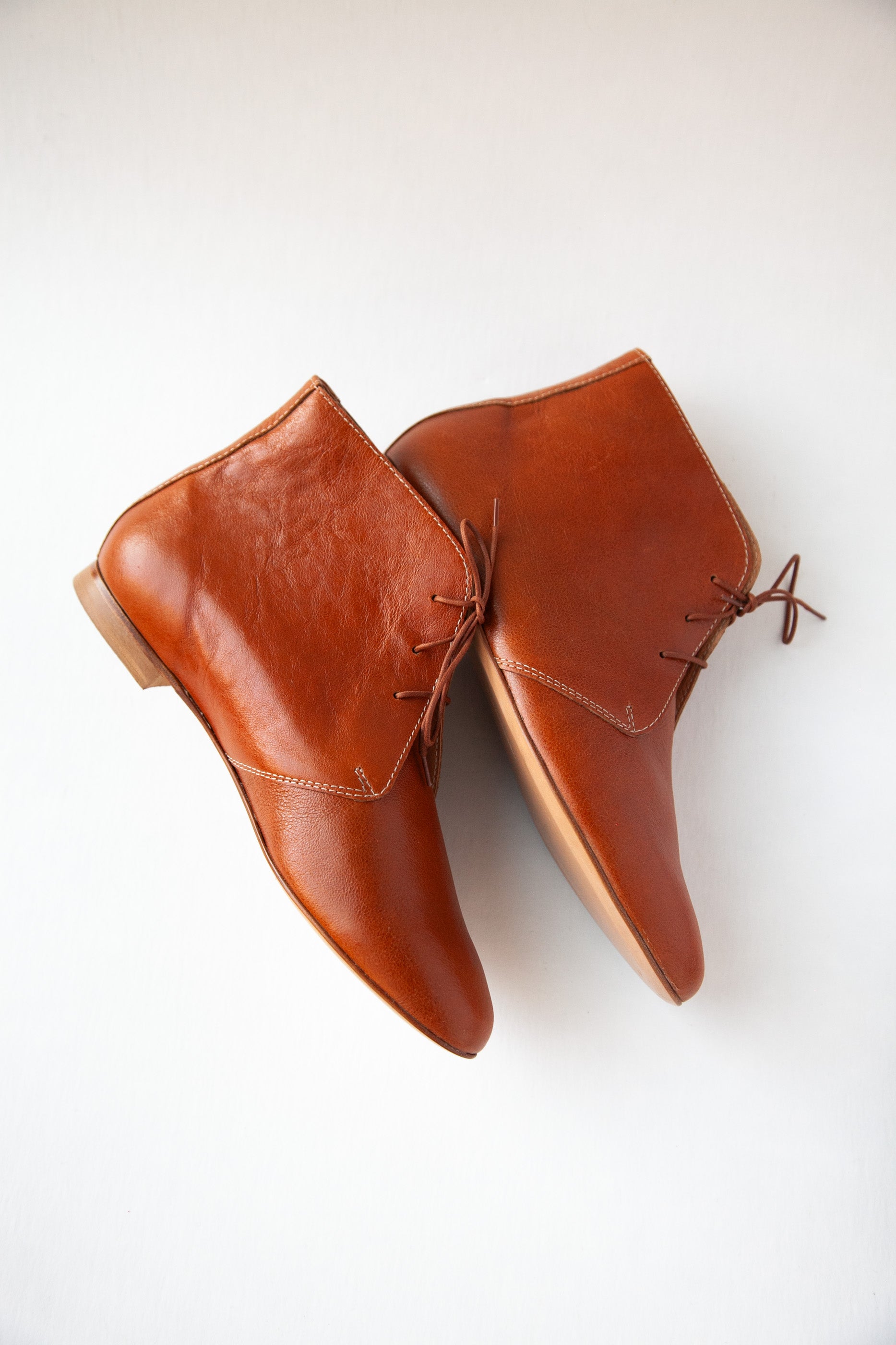 Cognac Brown LEA Boots