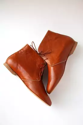 Cognac Brown LEA Boots