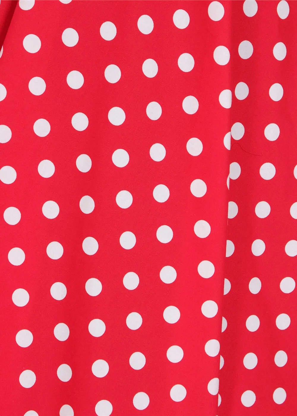 Collectif Red Polka Dot Swing Dress 50's Style