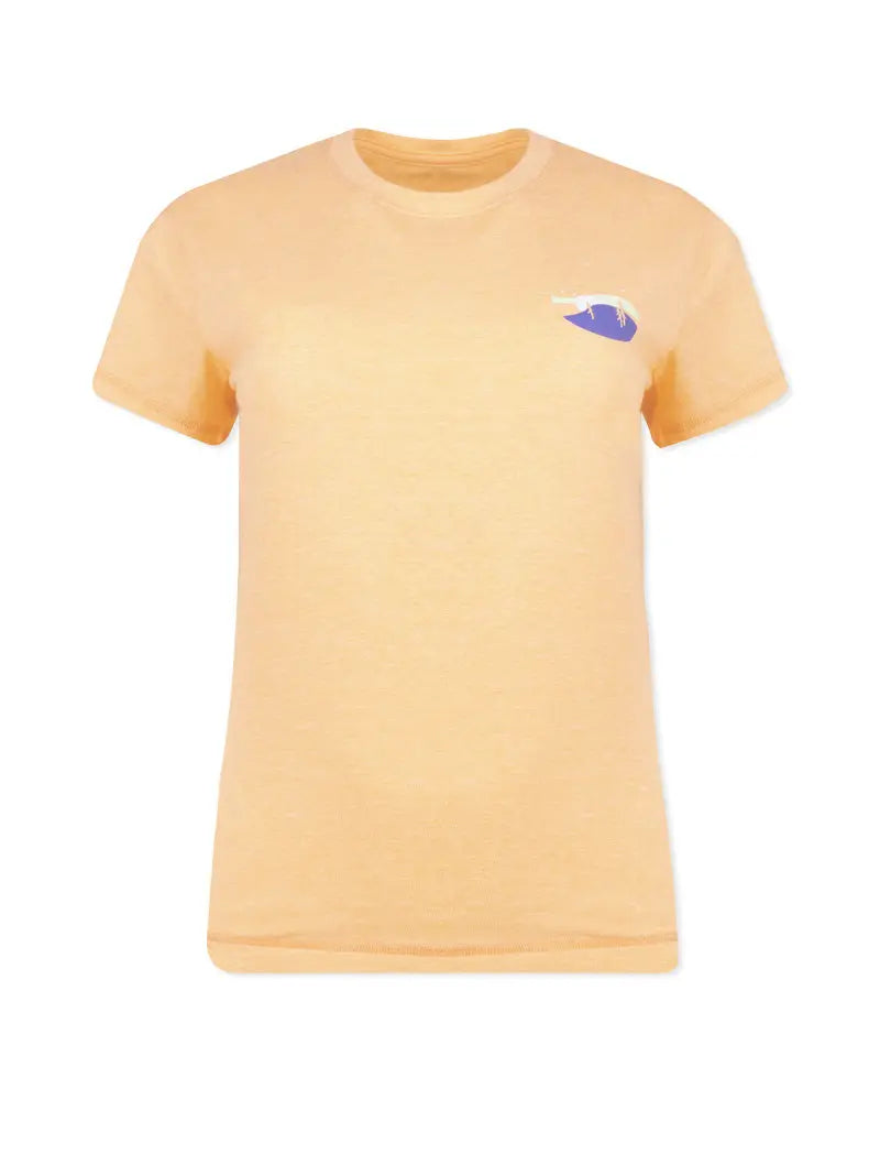 Columbia Sun Trek Tee II Peach Heather Night Sky