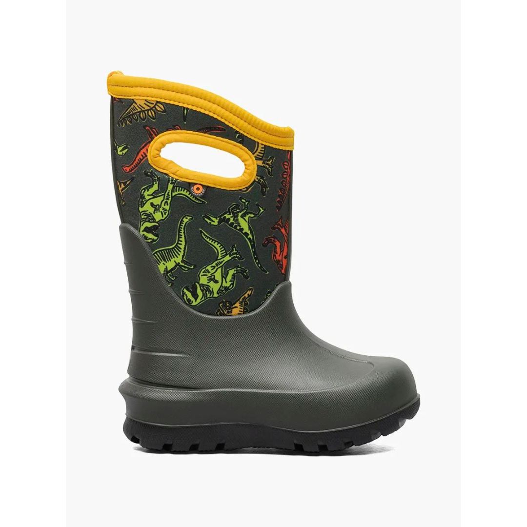 Dark Green Dino Boots by BOGS Neo-Classic - Shop Now