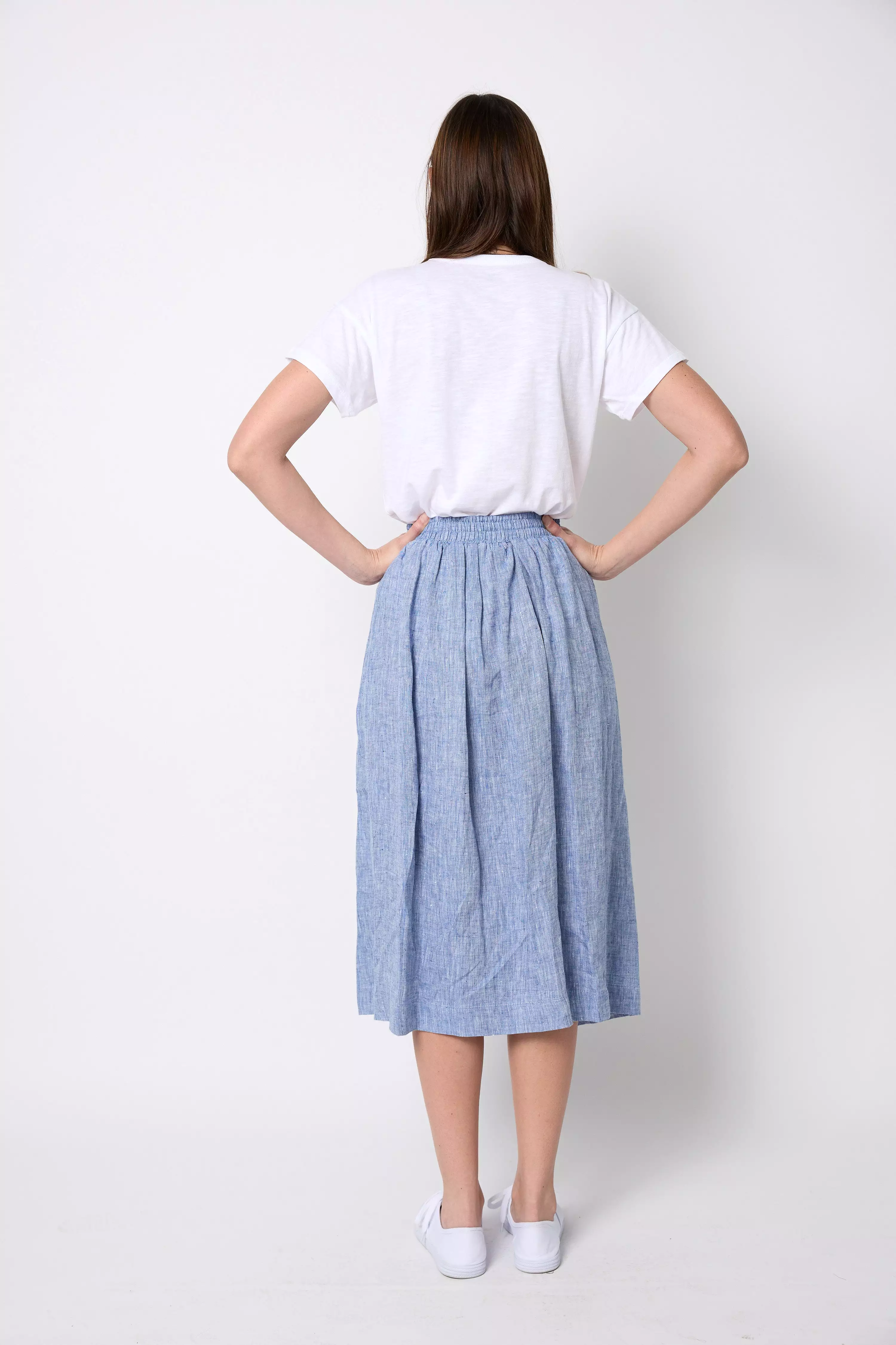 Denim Skirt - Indigo