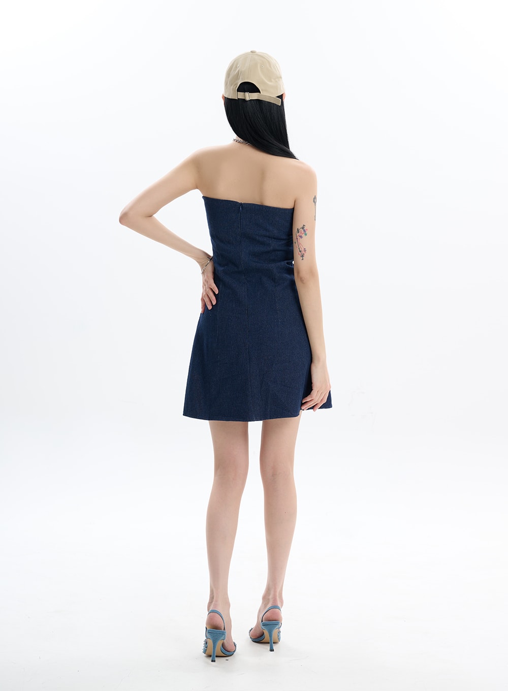 Denim Tube Dress - IF413