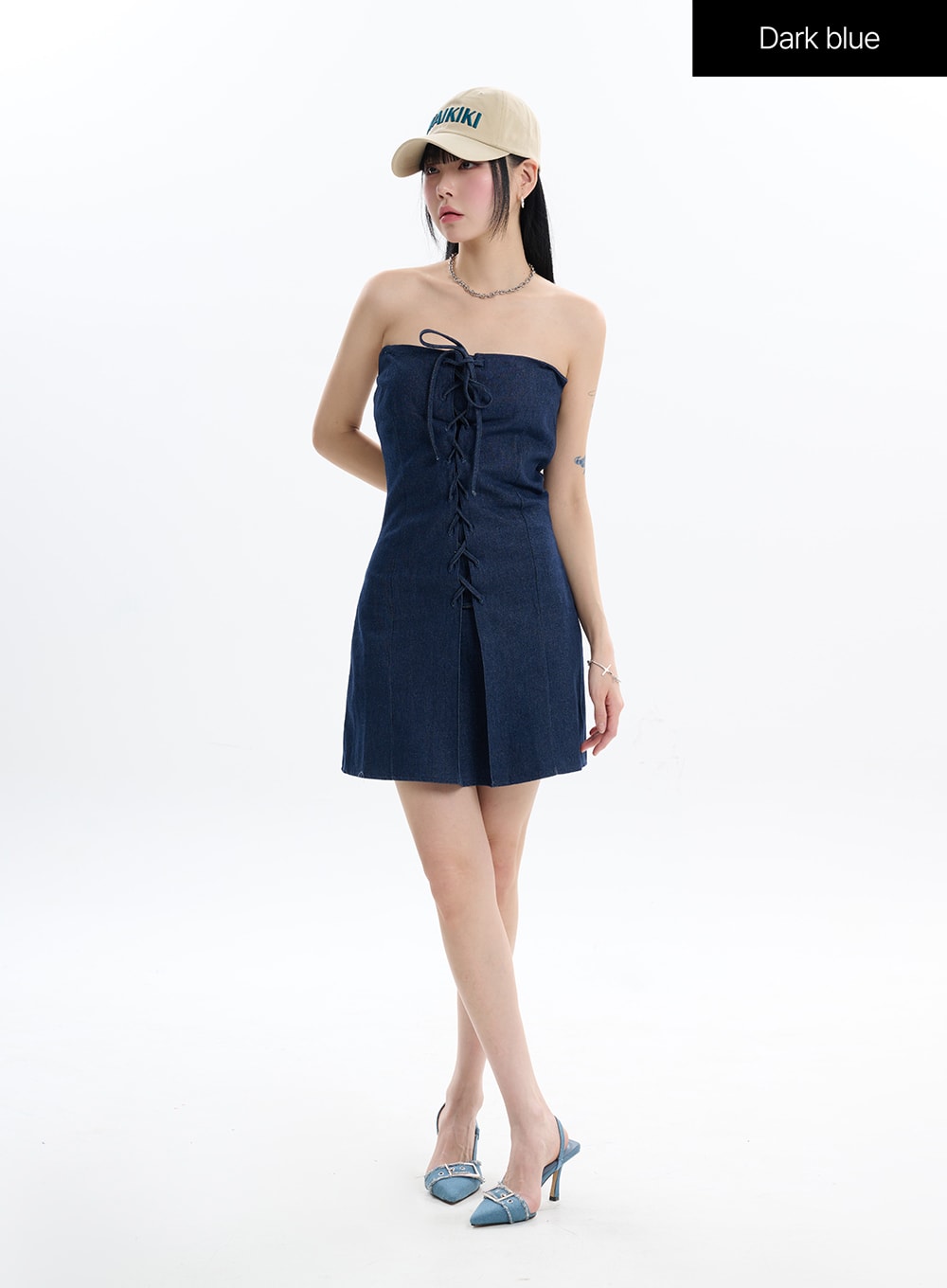 Denim Tube Dress - IF413