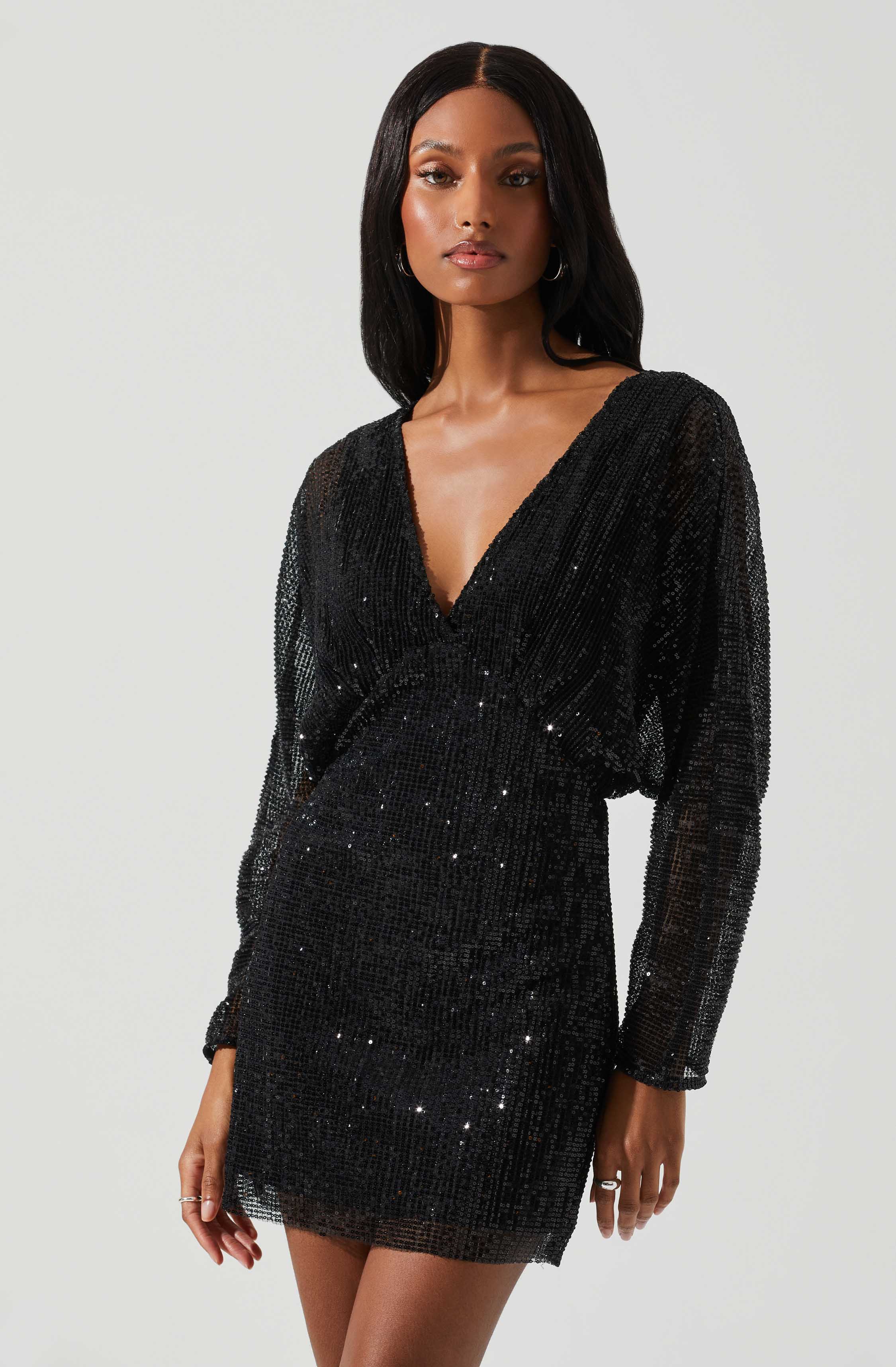 Devika Sequin Backless Mini Dress