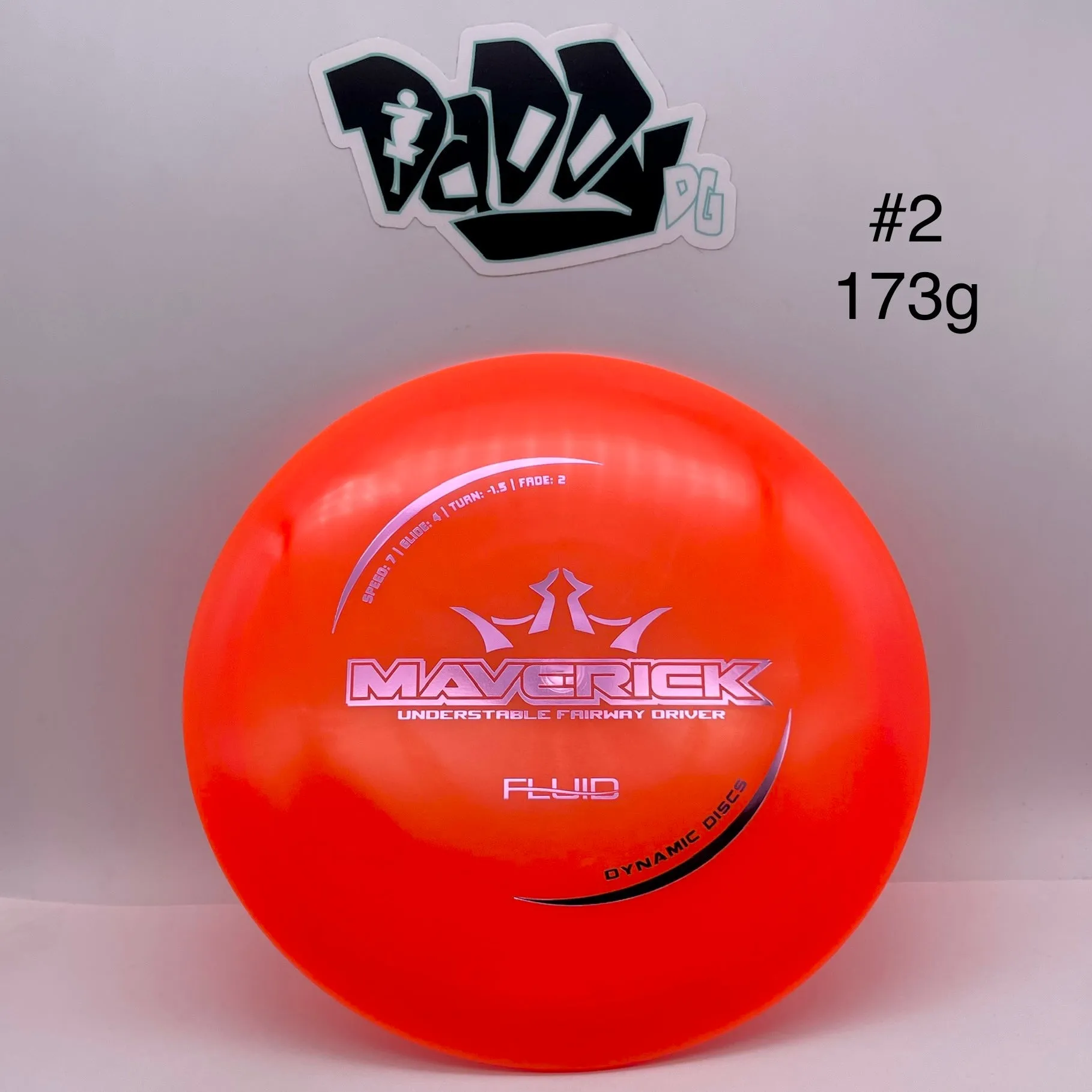 Dynamic Discs Fluid Maverick Fairway Driver - Best Price Guaranteed