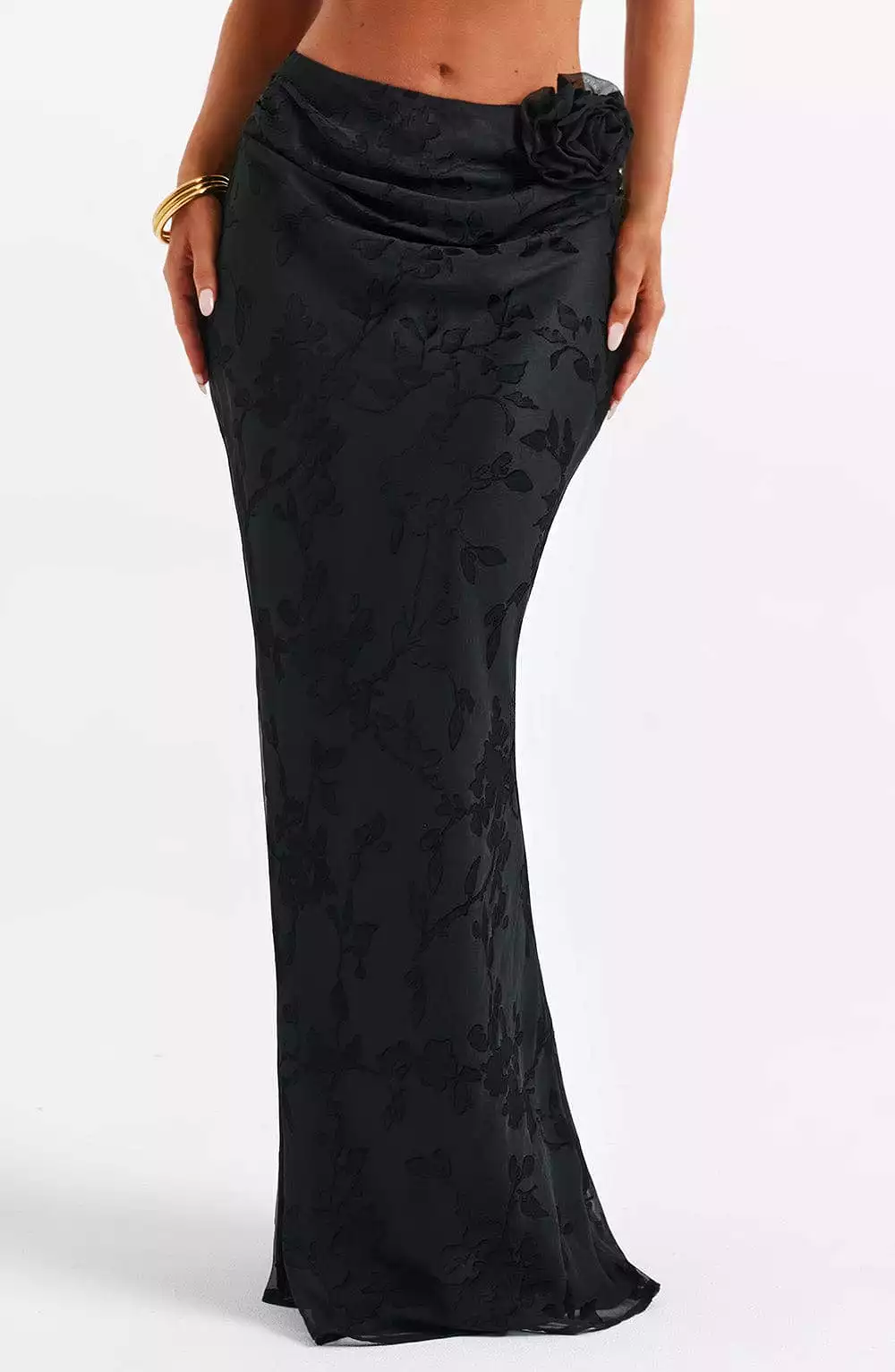 Elizabeth Black Maxi Skirt