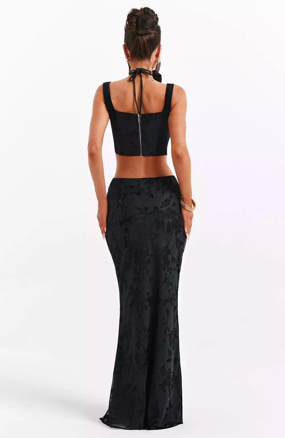 Elizabeth Black Maxi Skirt