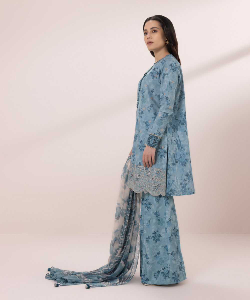 Embroidered 3 Piece Lawn Suit