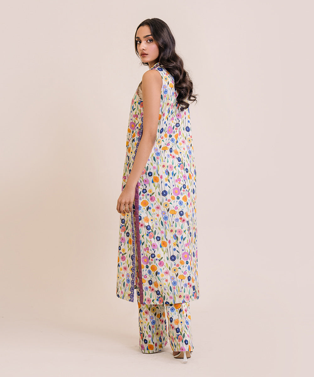 Embroidered Lawn Suit - 2 Piece