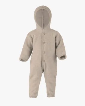 Engel Hooded Overall Sand Melange