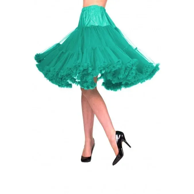 Full Green Vintage Rockabilly 1950s Petticoat Skirt