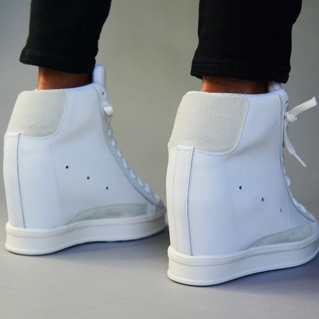 Fearless White Wedge Sneaker - Top SEO Result