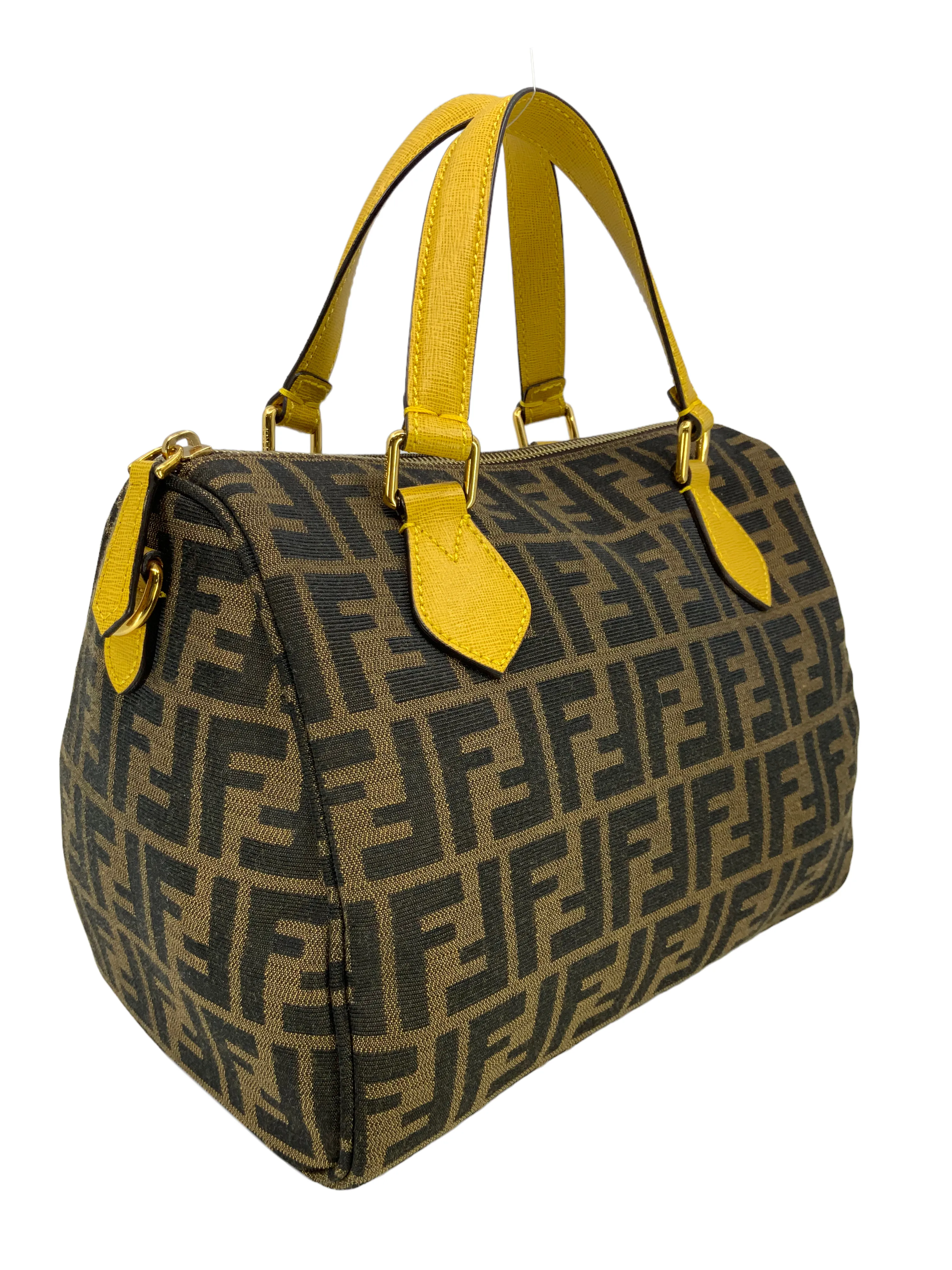 FENDI Zucca Boston Bag made of Canvas - Google SEO result