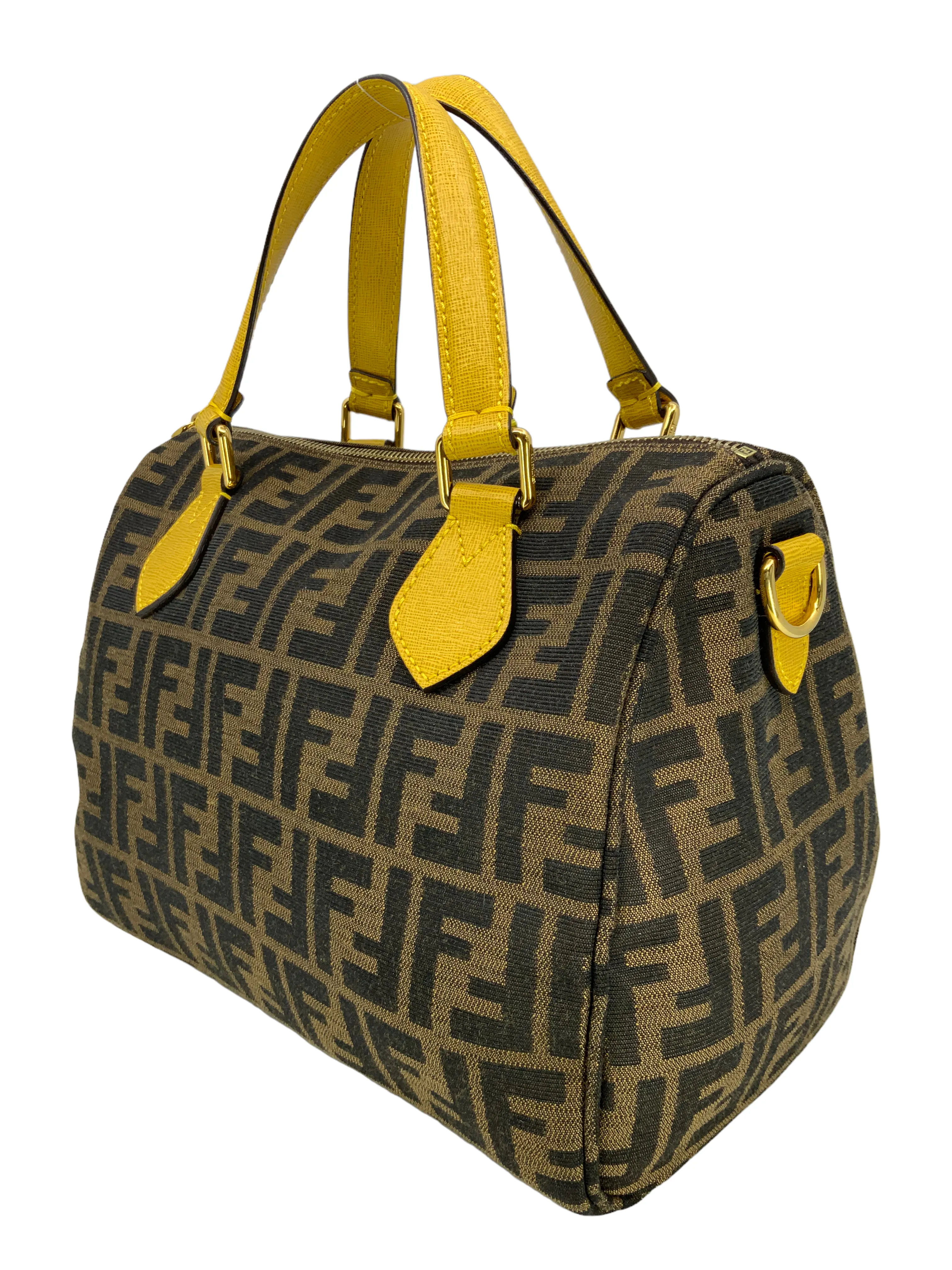 FENDI Zucca Boston Bag made of Canvas - Google SEO result