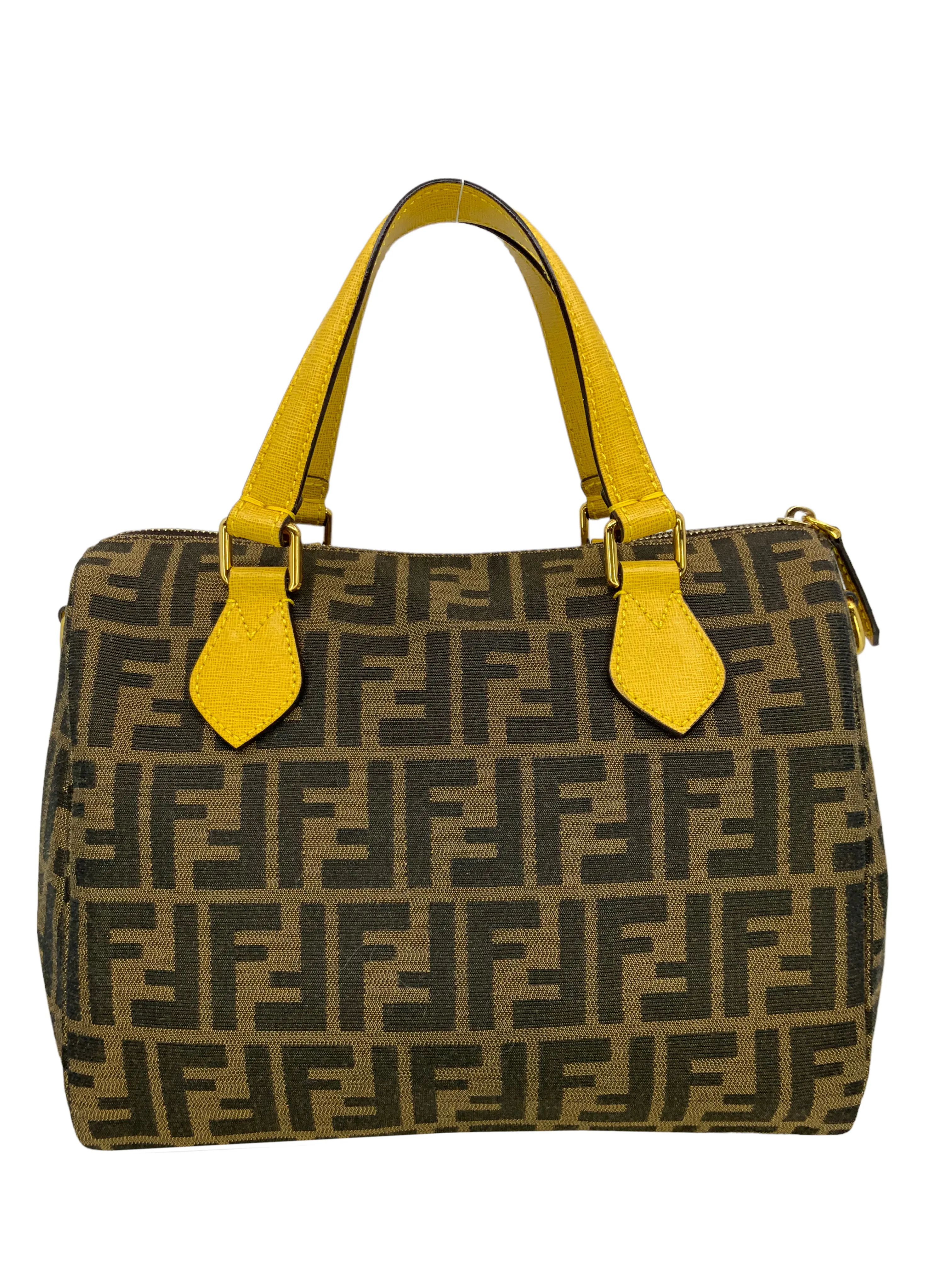 FENDI Zucca Boston Bag made of Canvas - Google SEO result