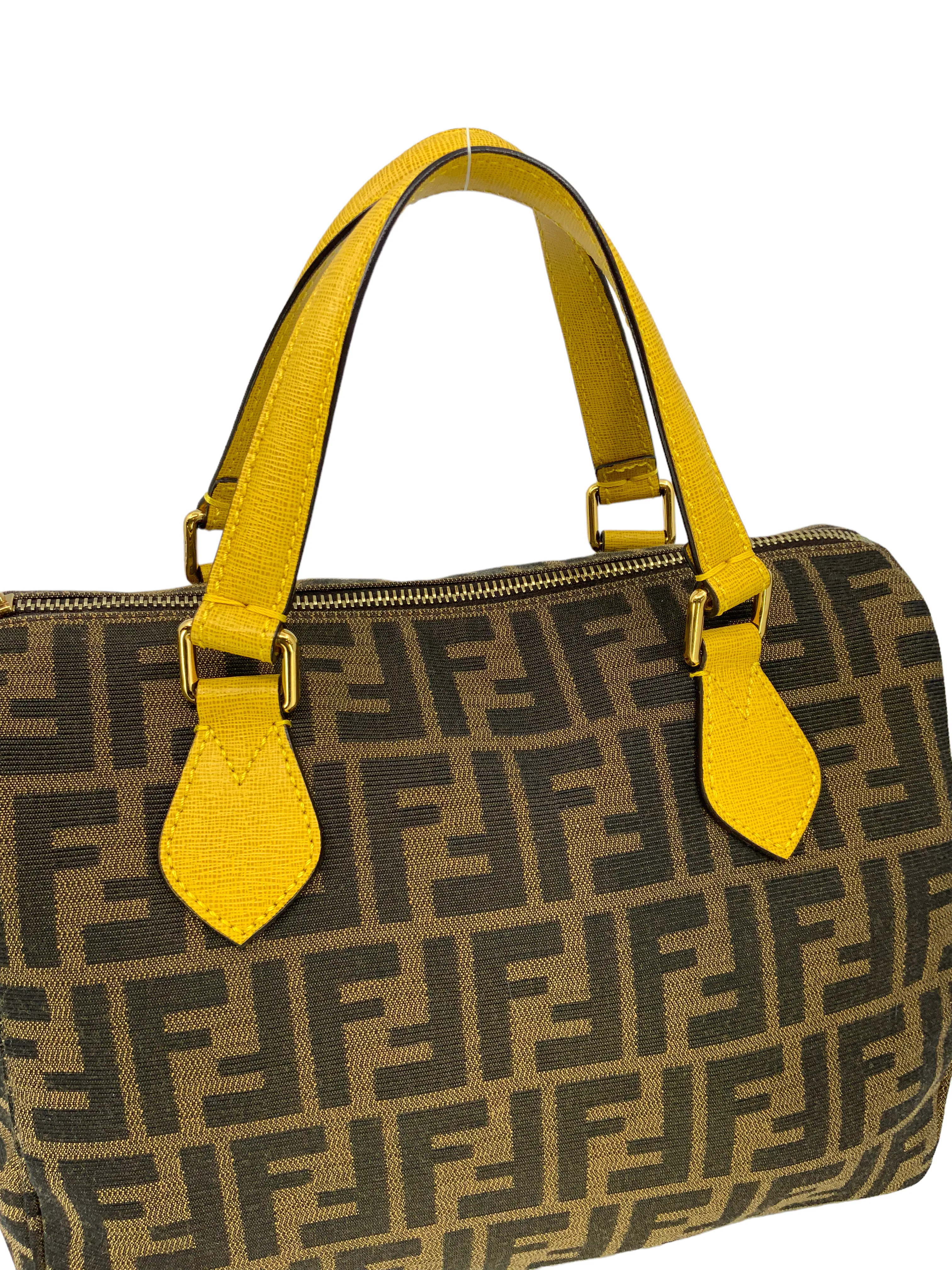 FENDI Zucca Boston Bag made of Canvas - Google SEO result