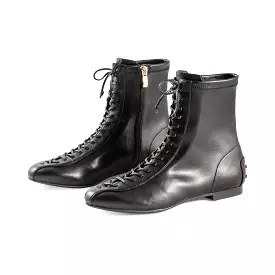 Gebby F23 Black Faux Leather