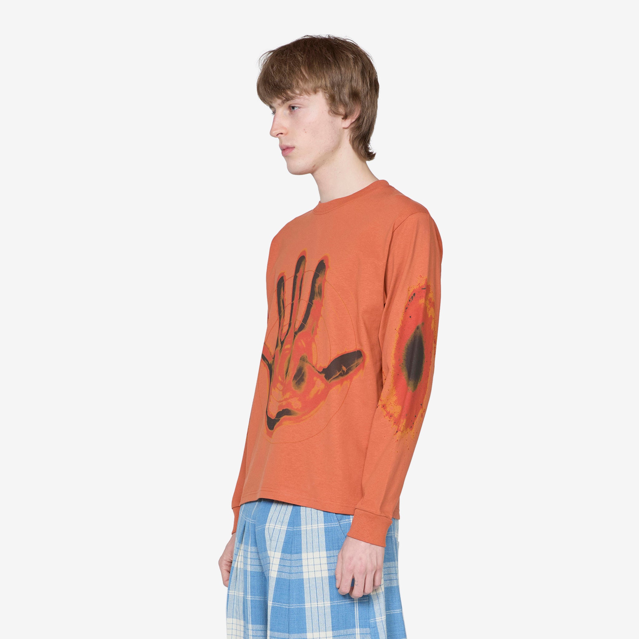 Gentle Orange Long Sleeve Shirt