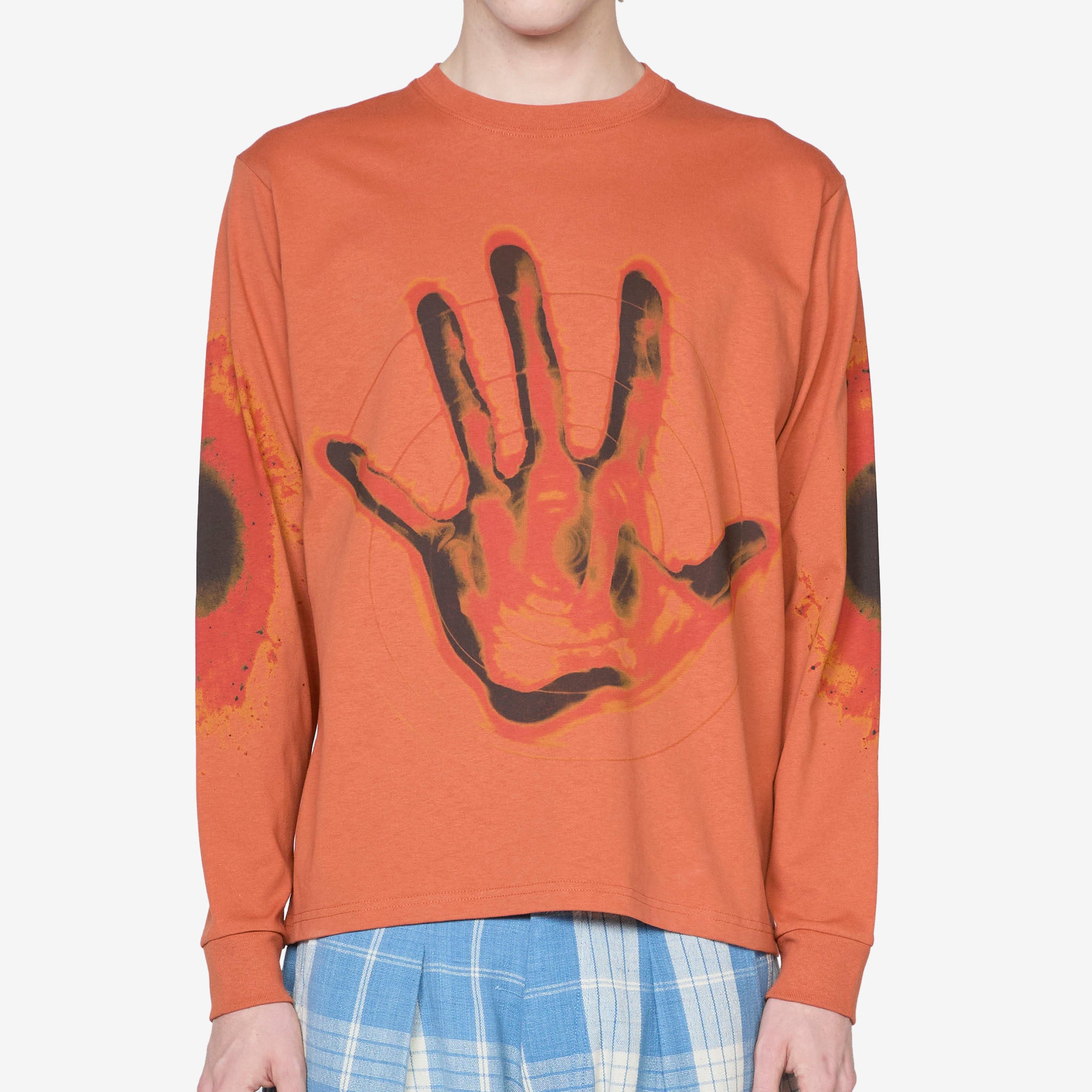 Gentle Orange Long Sleeve Shirt