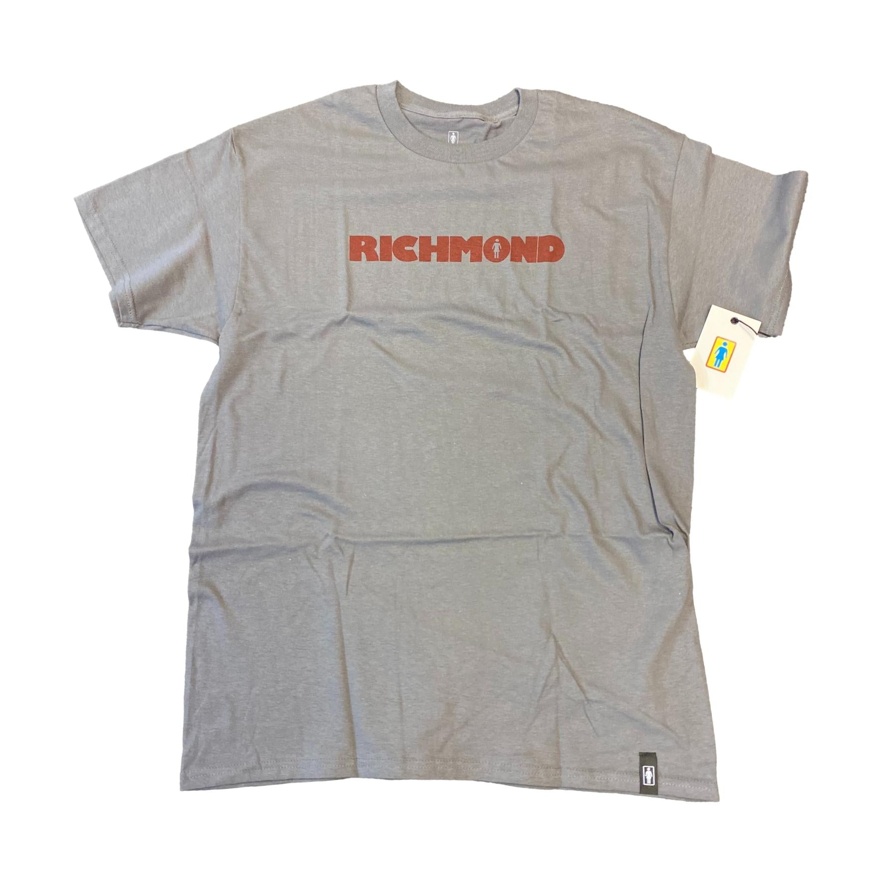 Girl Skateboards OG Richmond Tee Grey/Maroon