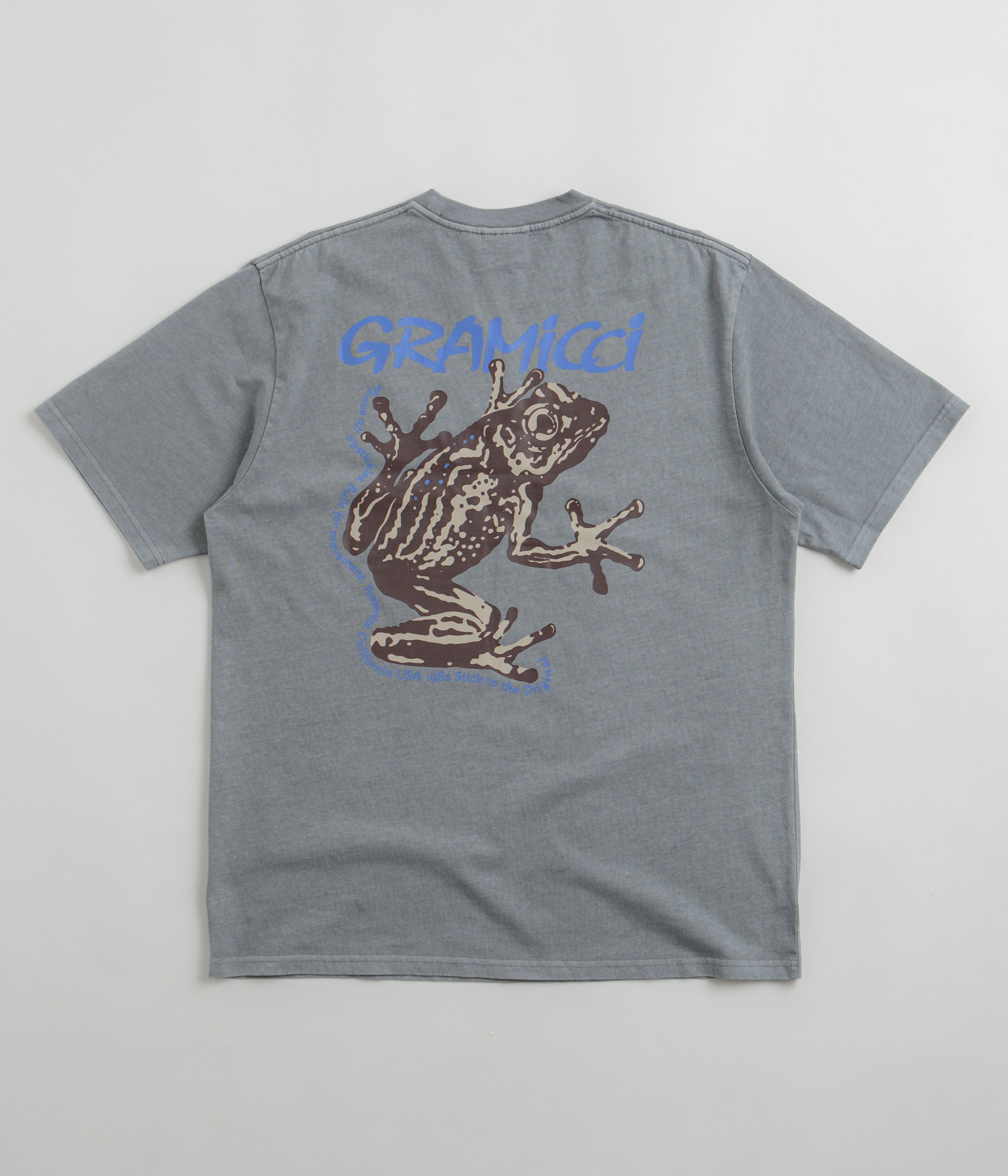 Gramicci Sticky Frog T-Shirt, Slate Pigment