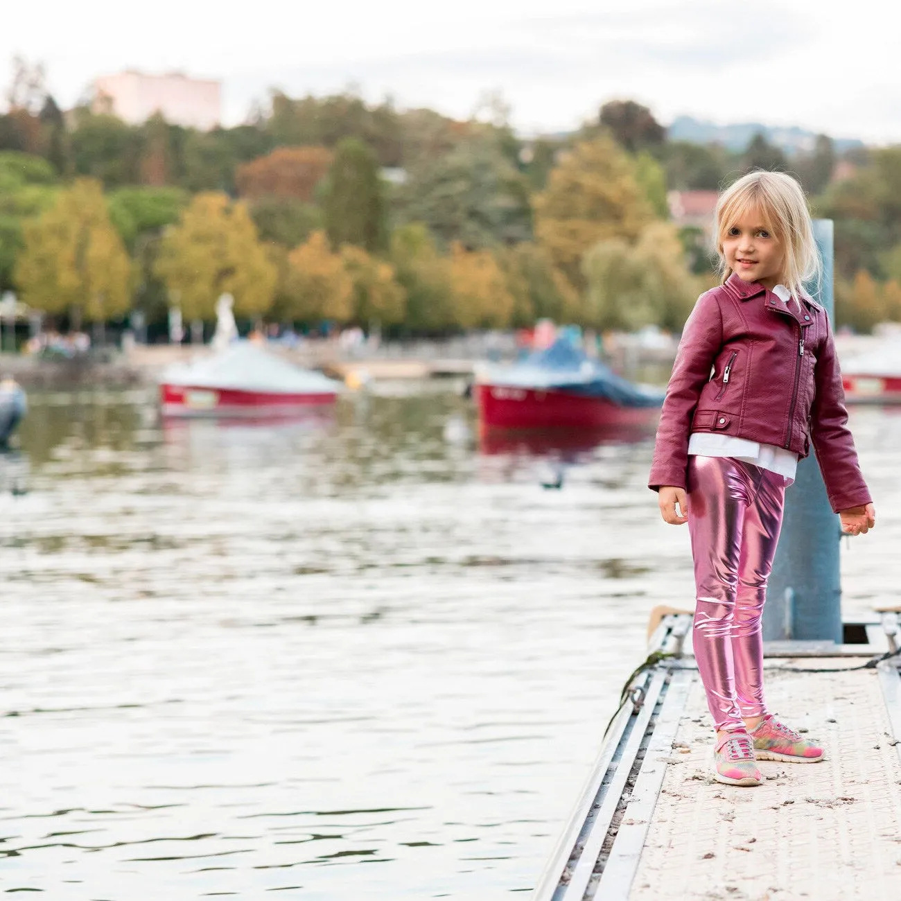 Pink Leggings for Love Life by Great Pretenders.