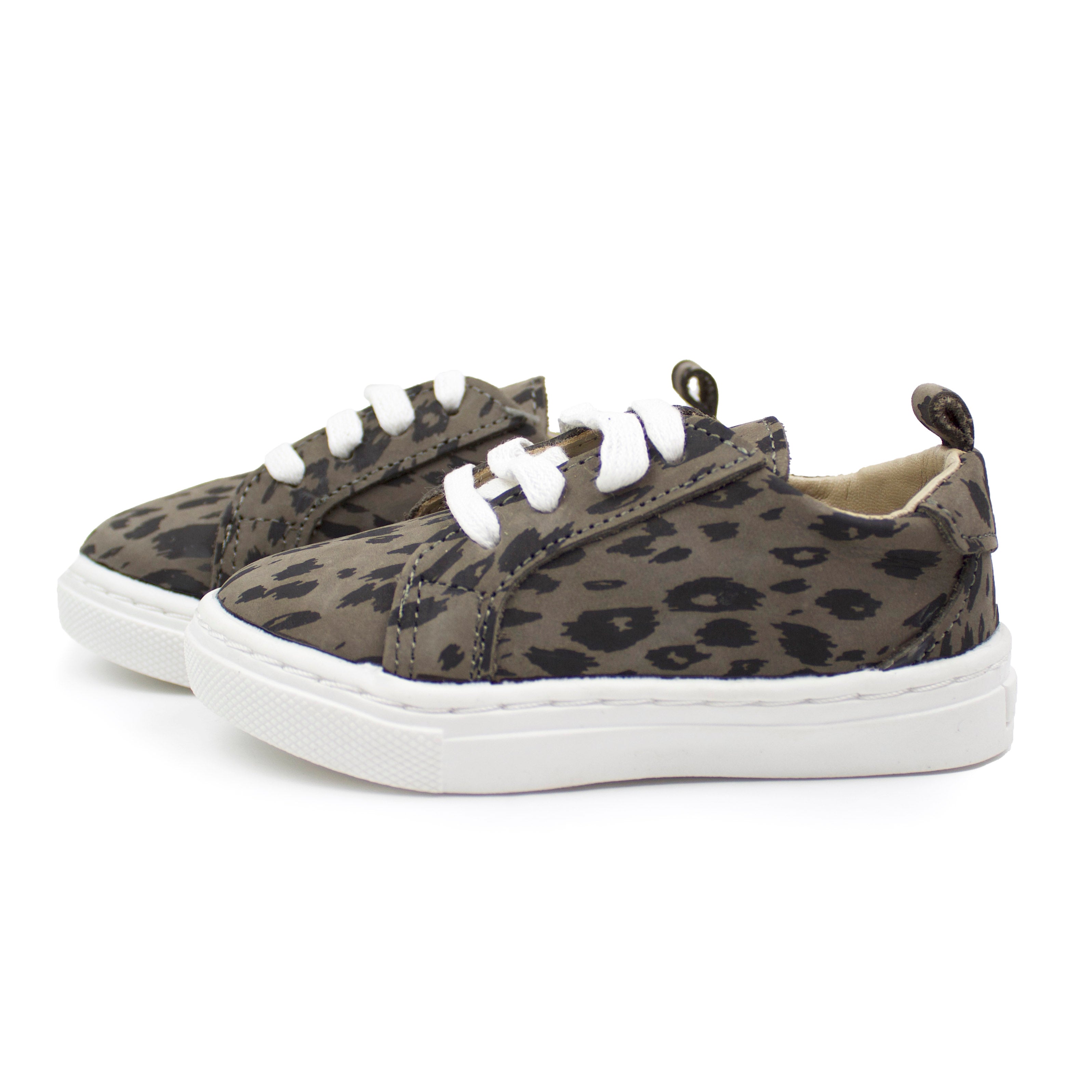 Grey Leopard Sneakers