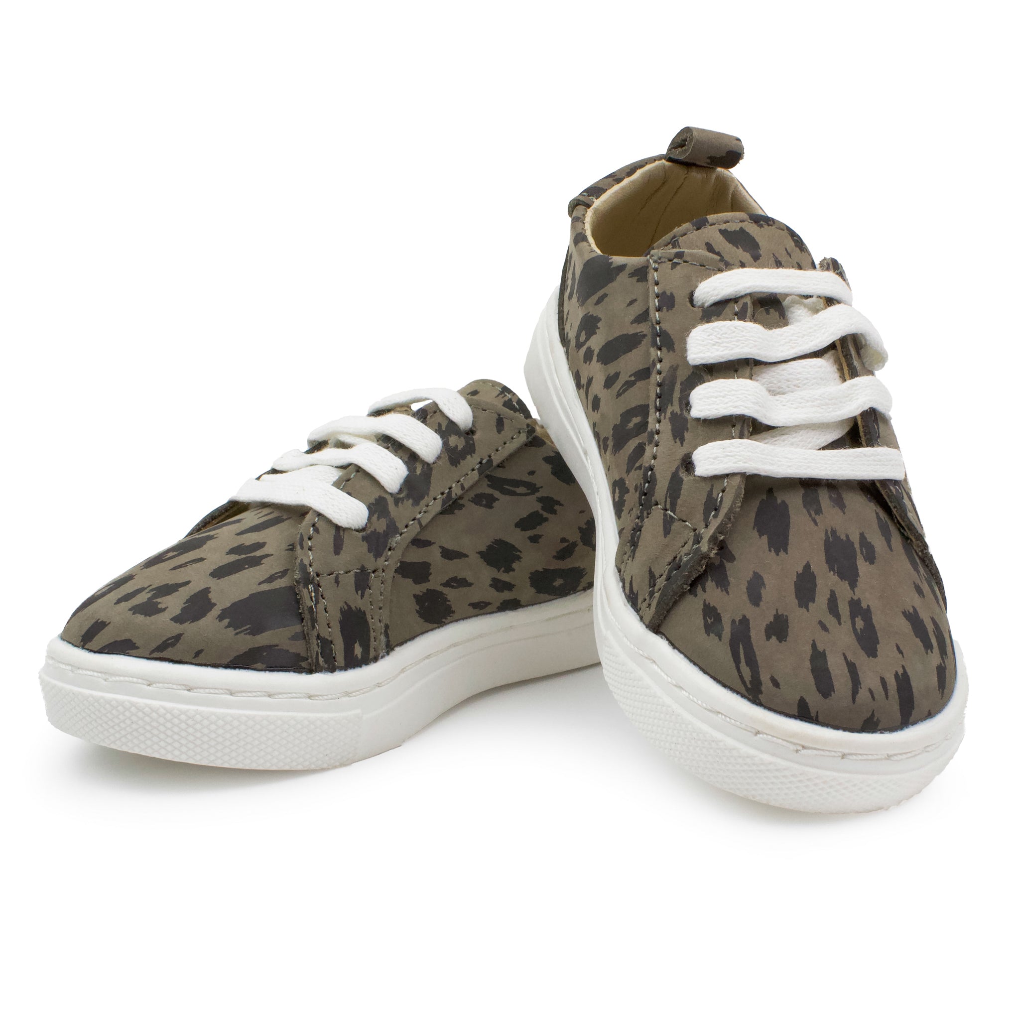 Grey Leopard Sneakers