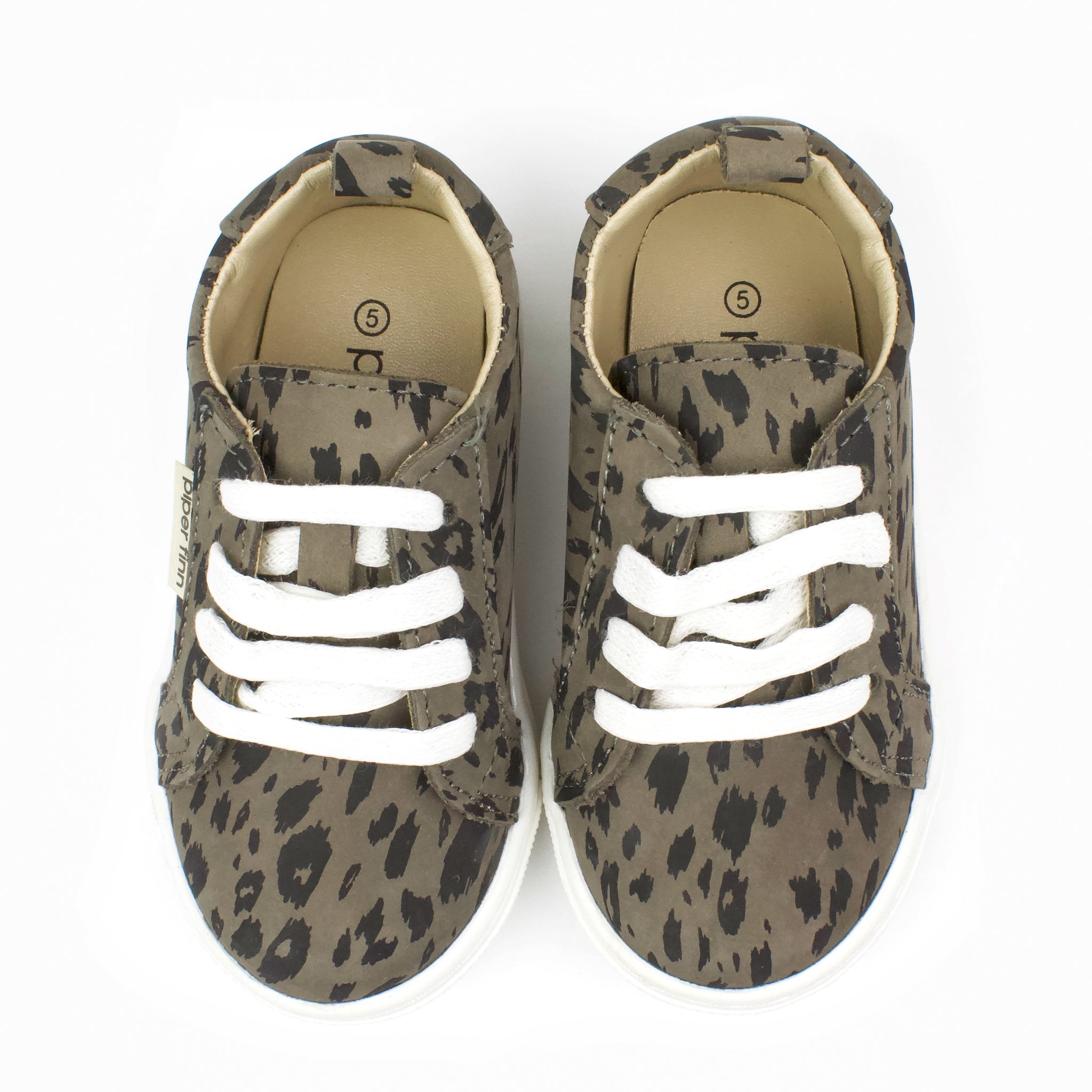 Grey Leopard Sneakers