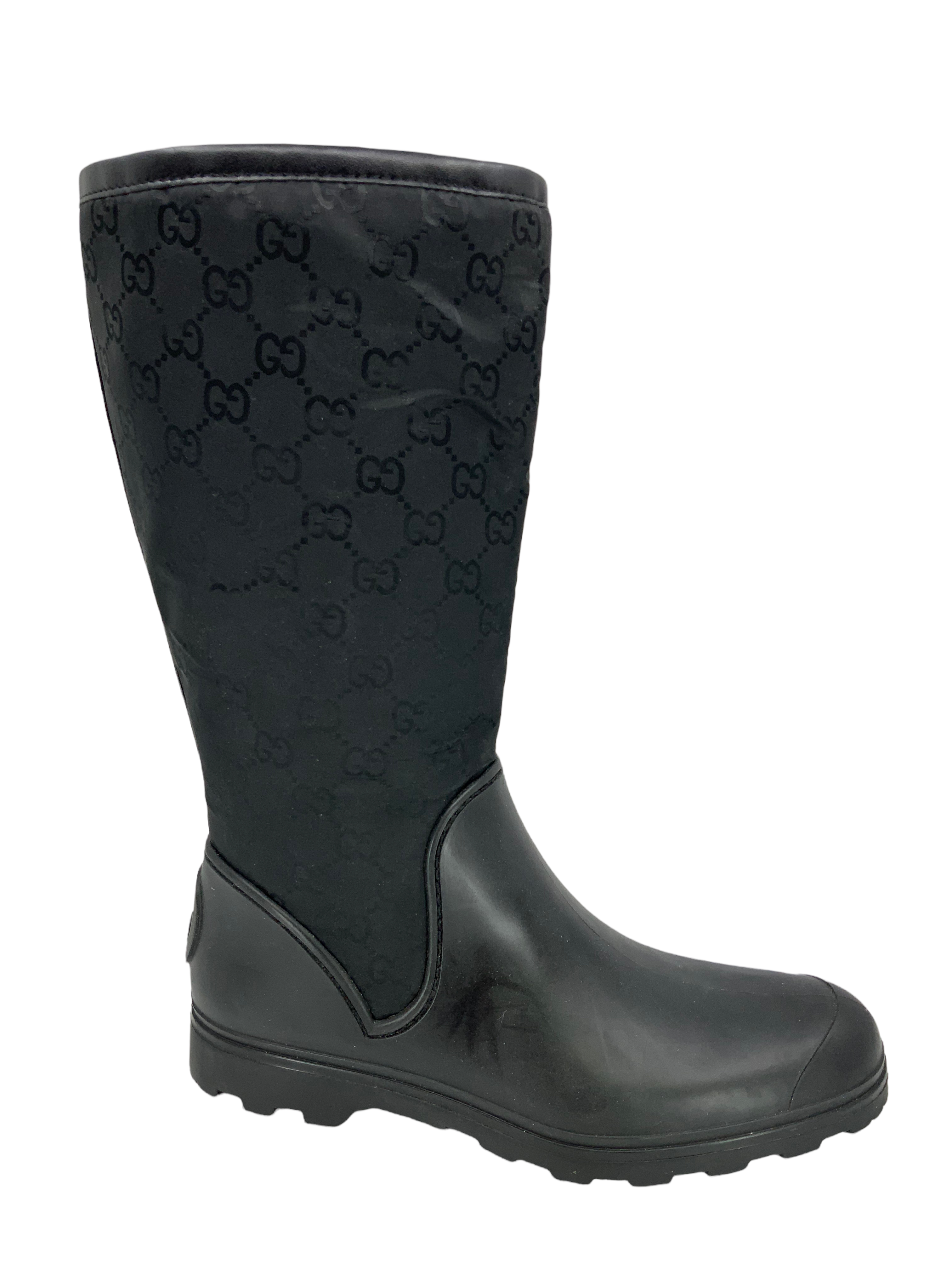 Gucci Prato GG Monogram Rain Boots 9