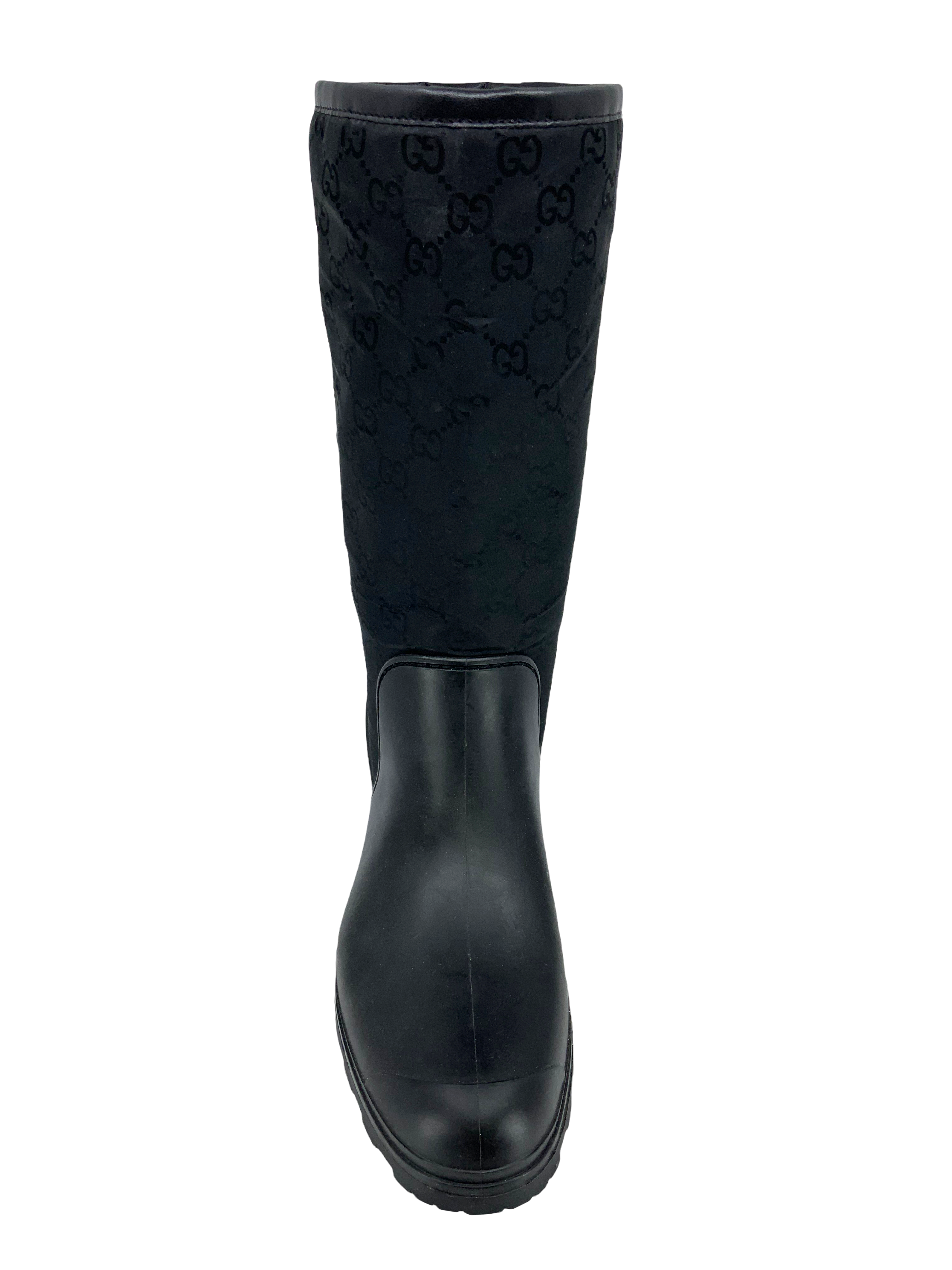 Gucci Prato GG Monogram Rain Boots 9