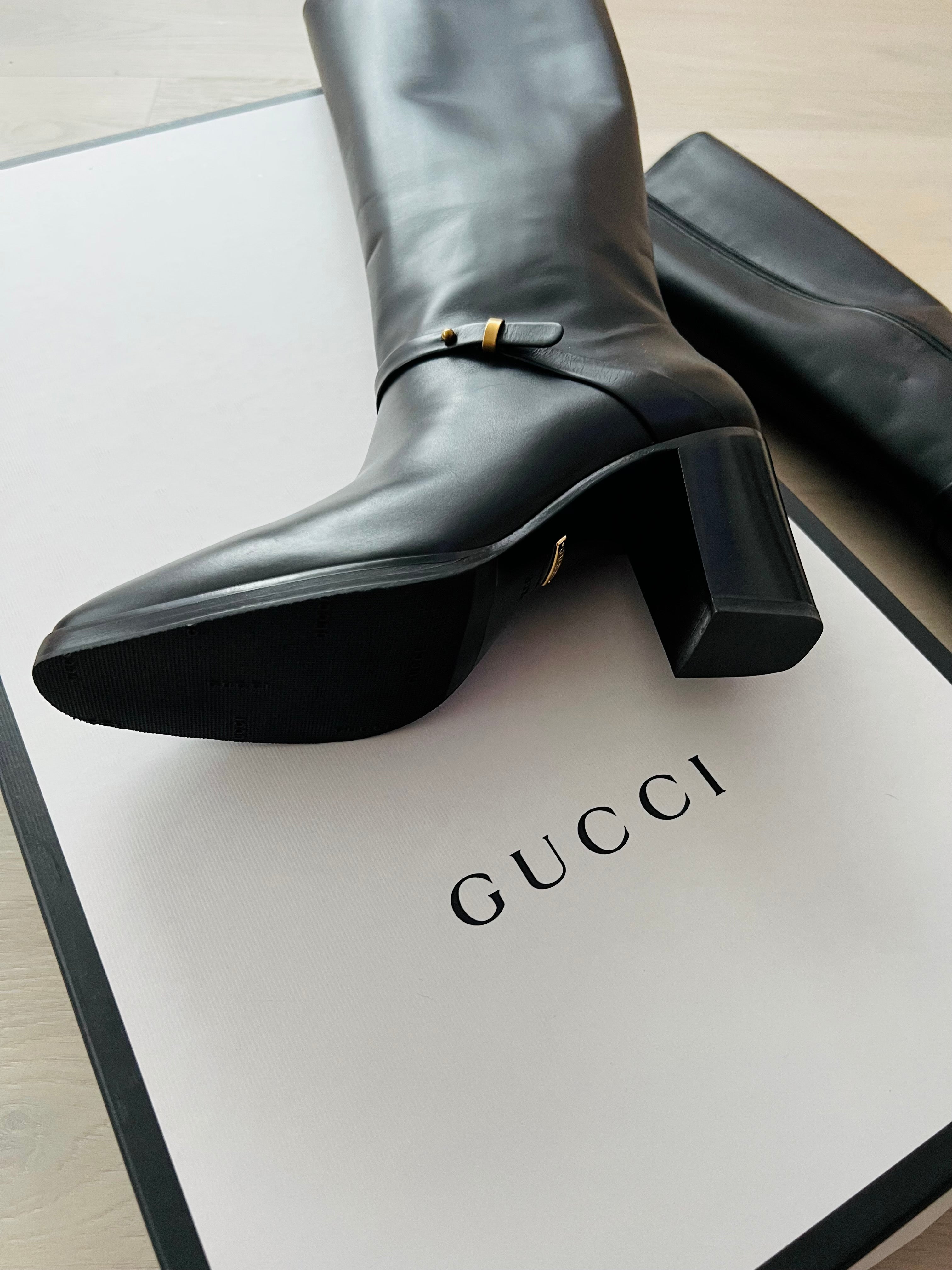 Gucci Tall GG Boots for Sale