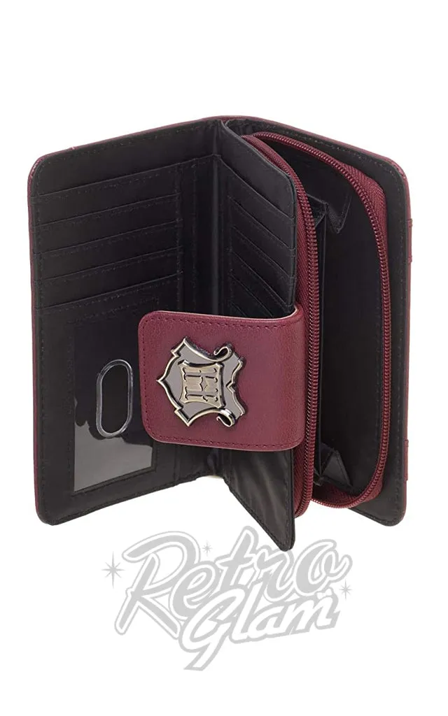 Harry Potter Burgundy Hogwarts Wallet