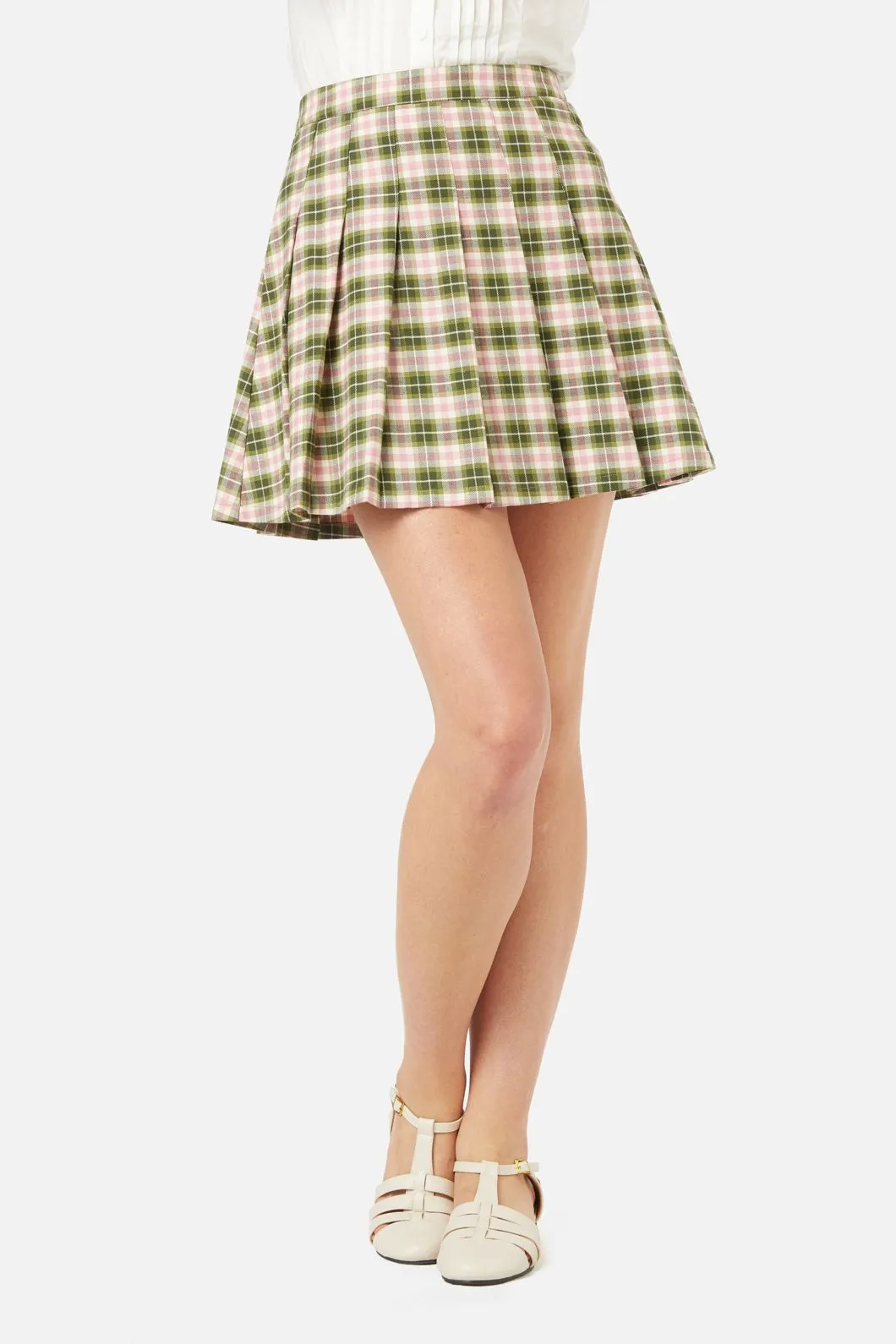 Hazel Plaid Skirt