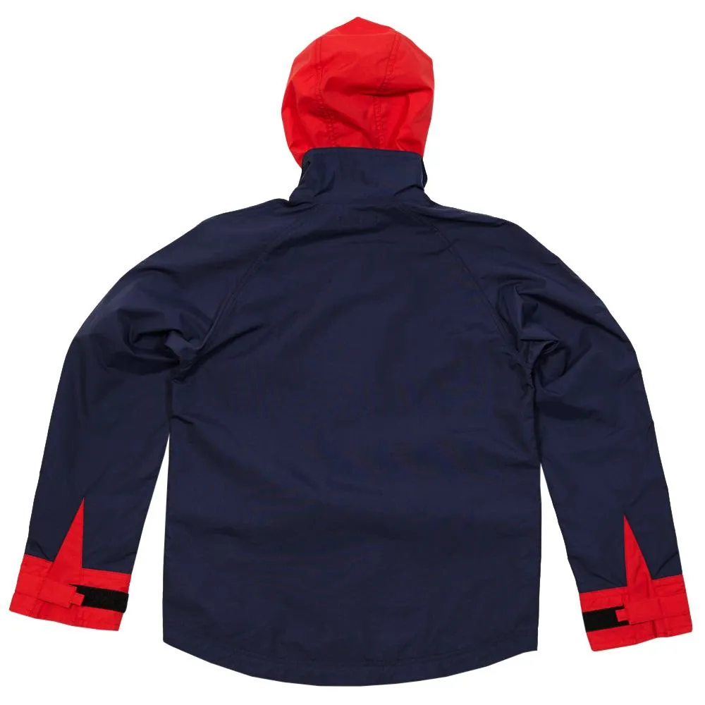 Head Porter Plus Nylon Hooded ParkaNavy & Red