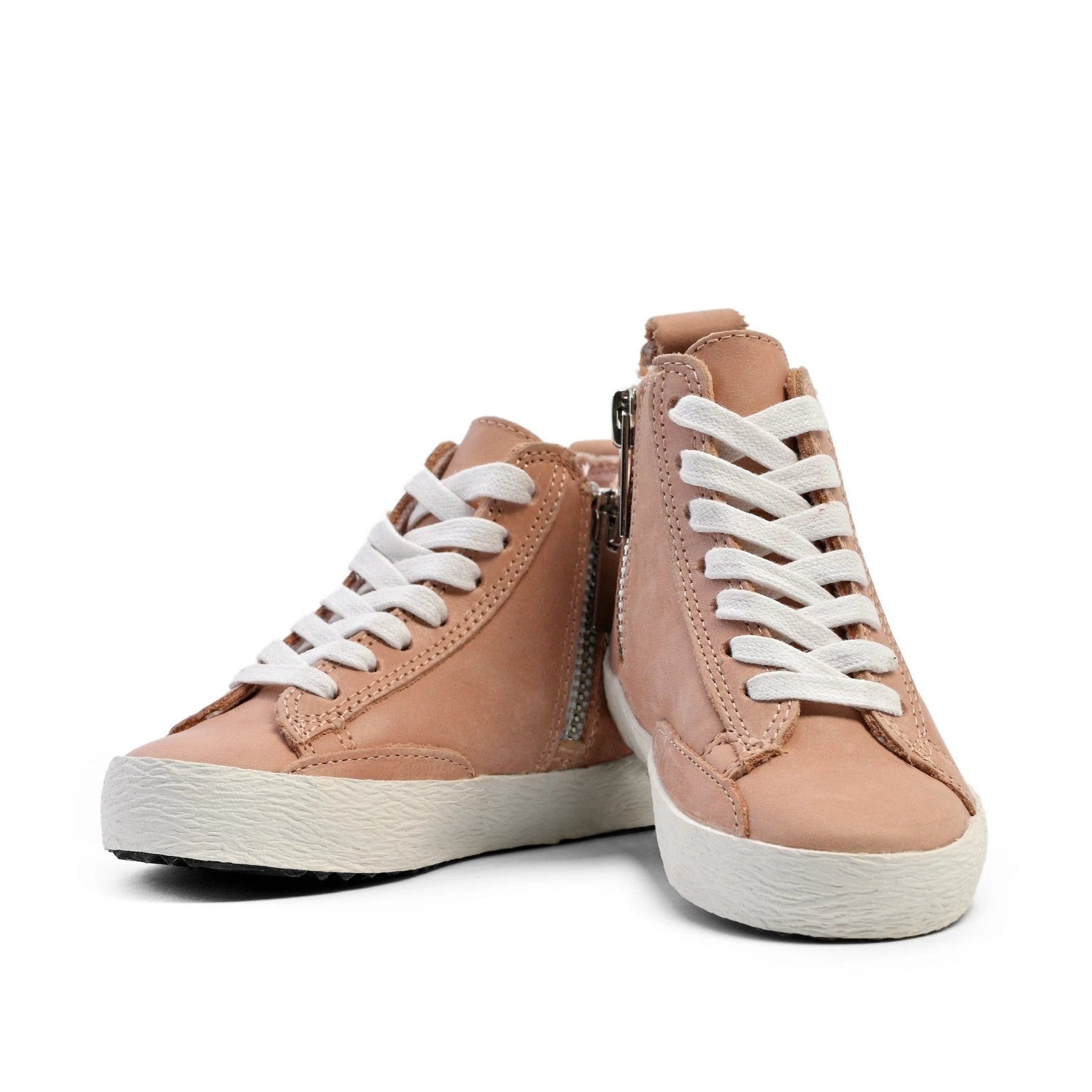 High Top Sneakers in Blush