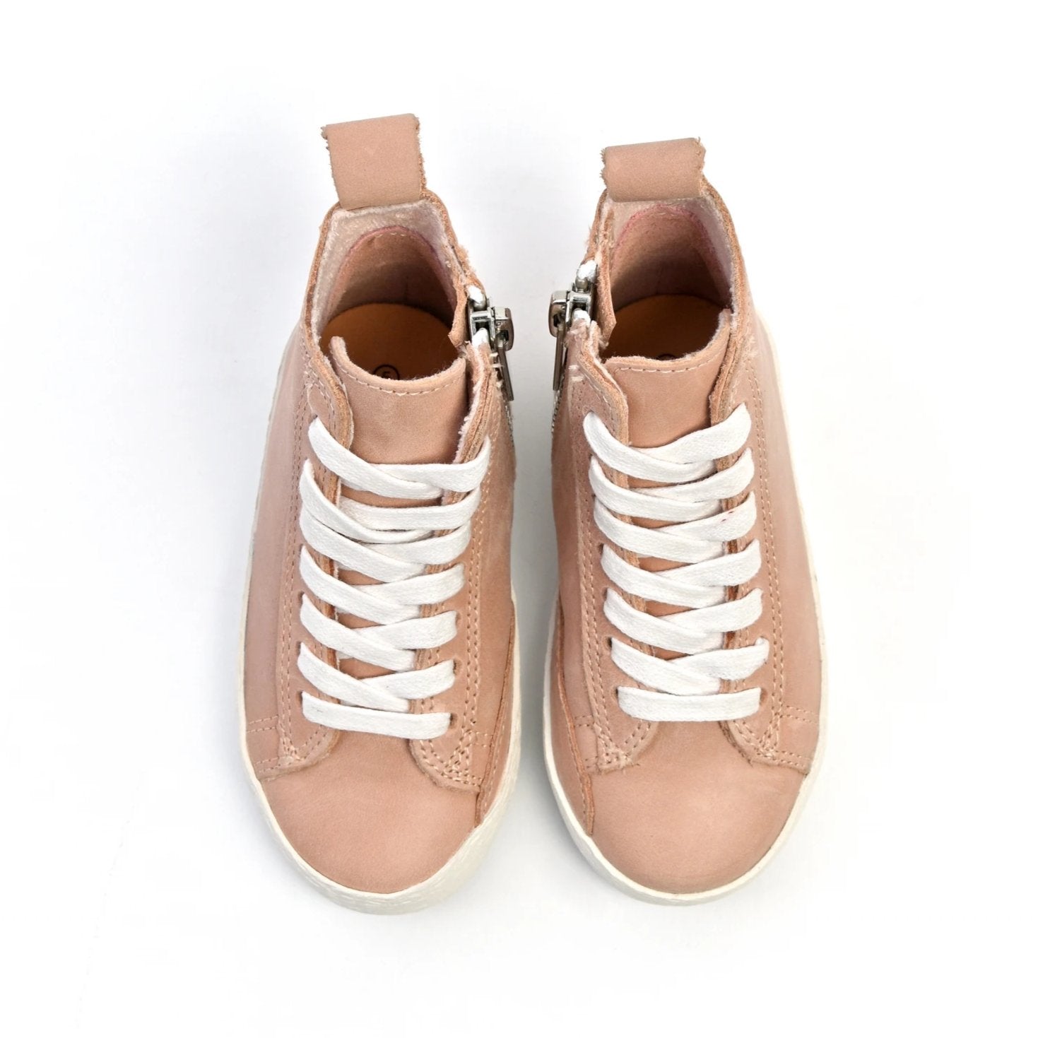 High Top Sneakers in Blush