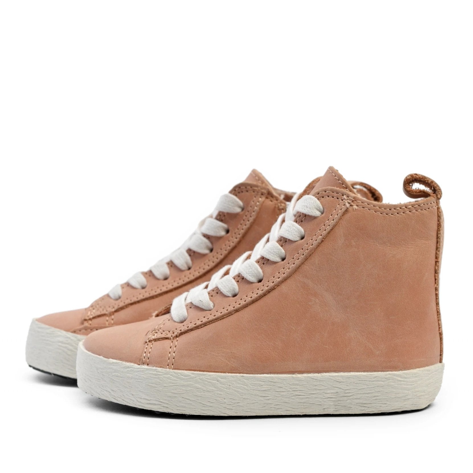 High Top Sneakers in Blush