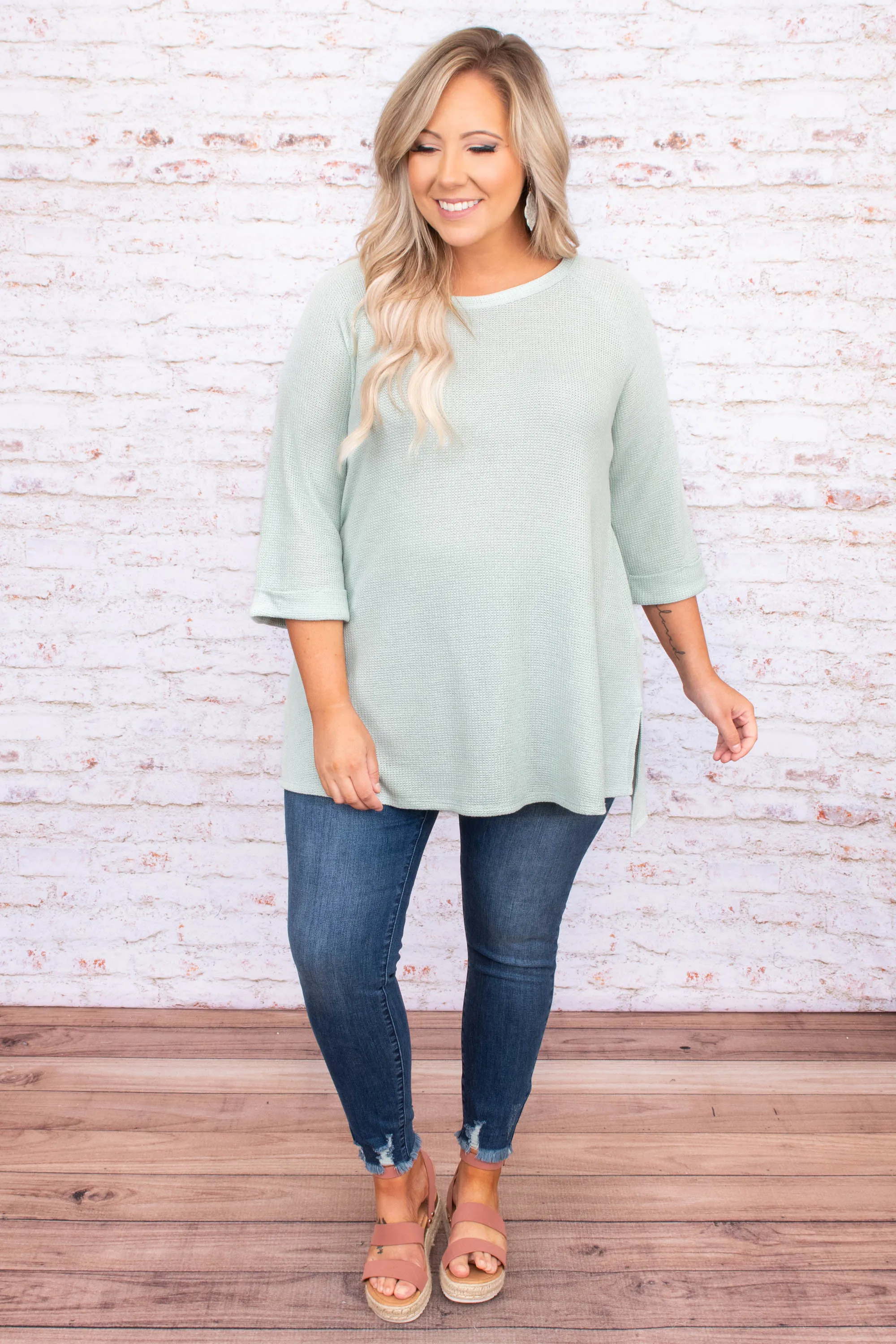 Hope In The Dark Mint Top.