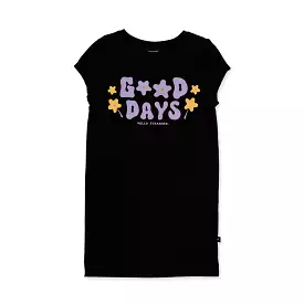 HS Good Days Tee Dress in Black