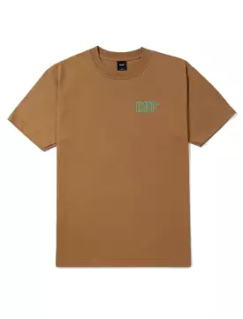 Huf women's camel short sleeve tee - one result (directly provided)