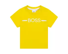 Hugo Boss Baby's J05908 535 Yellow T-Shirt