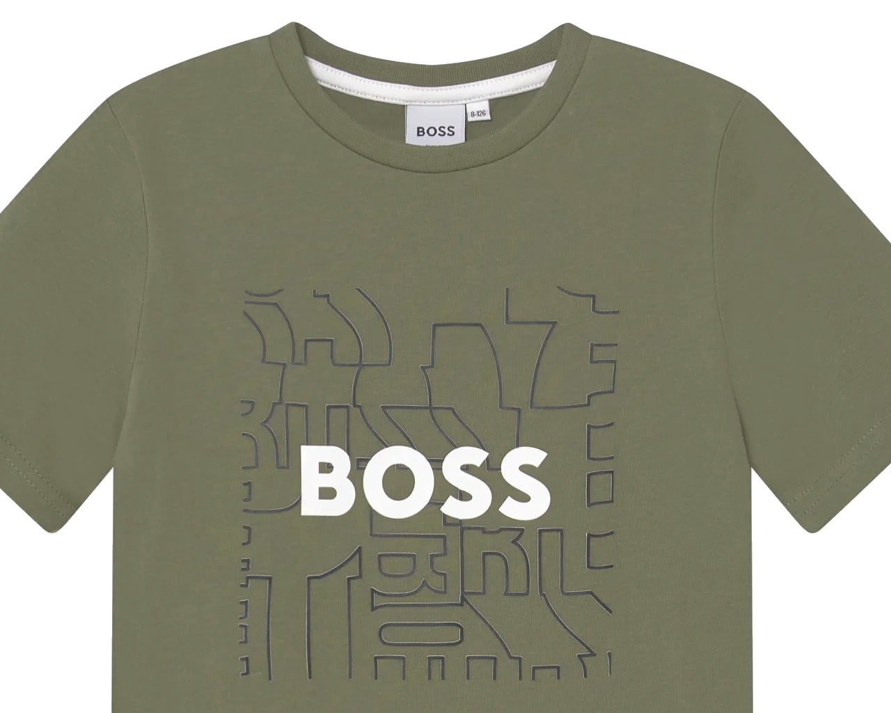 Hugo Boss Junior Cotton T-Shirt Green J25N35 724